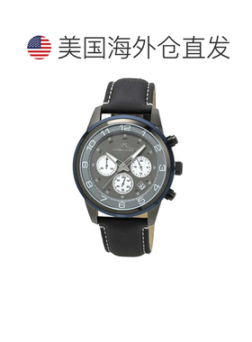 自营Porsamo Bleu Men's Arthur Genuine Leather Band Watch 109