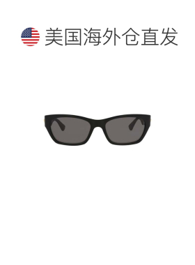 自营bottega veneta方形框醋酸酯太阳镜-黑色-黑色-灰色 美国奥莱