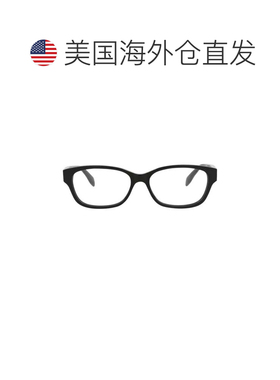 自营alexander mcqueen方形醋酸纤维光学眼镜框-黑色 美国奥莱直
