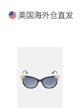 自营guessCrystal Cat-Eye Sunglasses - silver 美国奥莱直发