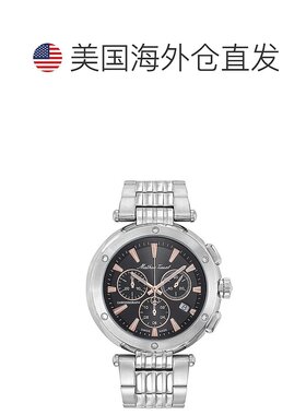 自营Mathey Tissot Men's Neptune Chrono Black Dial Watch - bl