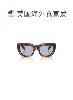 自营prada0pr D07s Oversized Cat-Eye Sunglasses - white 美国