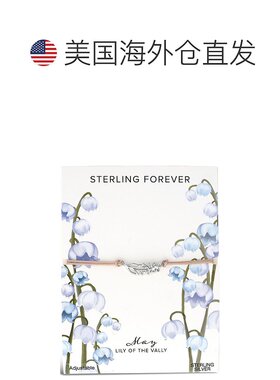 sterling foreverSterling Silver Birth Flower Bolo Bracelet -