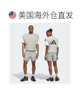 自营Men's adidas adidas 3 STRIPE SHORTS - medium grey heathe