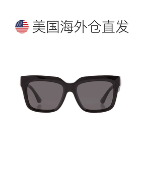 自营Burberry Dark Grey Square Ladies Sunglasses BE4419 30018