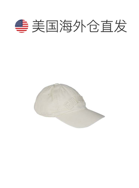 自营golden goose弧形帽檐棉质棒球帽-灰色 美国奥莱直发