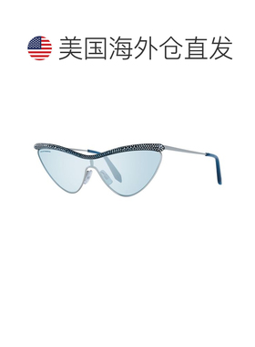 自营Atelier Swarovski Metal Women's Sunglasses - gray 美国奥