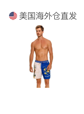 自营agua benditaJoe Men's Swim Trunks - multi 美国奥莱直发