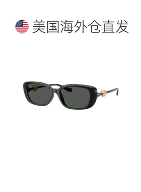 自营versaceVE4504D GB1/87闪亮黑色/灰色-闪亮黑色 美国奥莱直发
