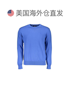 自营La Martina Cotton Men's Knitwear Men's Shirt - blue 美国