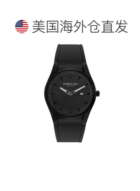 自营Kenneth Cole Men's Classic mm Quartz Watch - black 美国