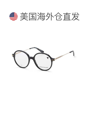 自营Longchamp Women's 50 mm Black Opticals - black 美国奥莱