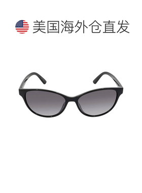 自营Calvin Klein Grey Gradient Cat Eye Ladies Sunglasses CK2