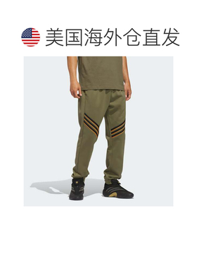 自营Men's adidas  Basketball Crazy Warm Fleece Pants - olive