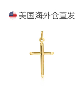 自营Ross-Simons Italian 14kt Yellow Gold Cross Pendant - 1.2