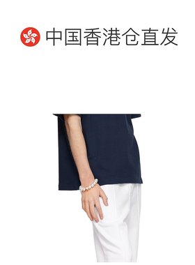 1h可退 香港直邮潮奢 Casablanca 男士 金色 & 白色 Logo Faux-Pe