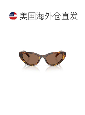 自营miu miu0mu A04s Cat-Eye Tortoiseshell Sunglasses - brown
