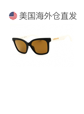 自营adidasOR0070 02g哑光黑色/棕色镜面-哑光黑色 美国奥莱直发