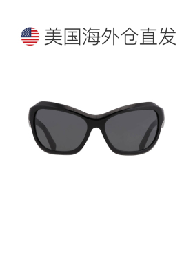 自营Prada深灰色蝴蝶女士太阳镜PR A27S 16K5S0 62-多 美国奥莱直