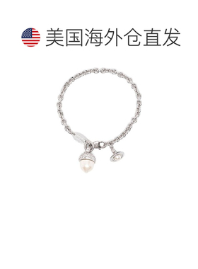 自营vivienne westwoodSilver-tone Bracelet with Pearl-like Or