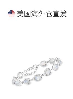 自营 ross-simons925 纯银罗斯-西蒙斯月光石手链 美国奥莱直发