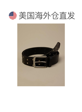 自营Lucky Brand皮革饰带-黑色 皮带 美国奥莱直发