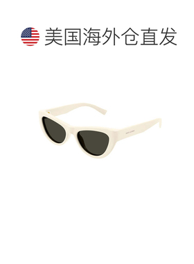 自营saint laurentSL676 003 Dark Havana/Grey - ivory 美国奥莱