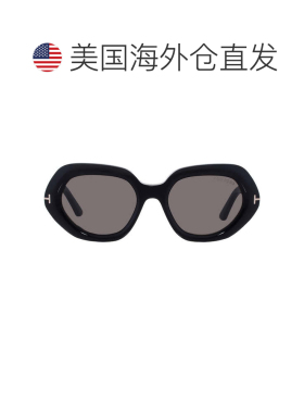 自营Tom Ford Smoke几何女士太阳镜FT1317 01A 51 - multi 美国奥