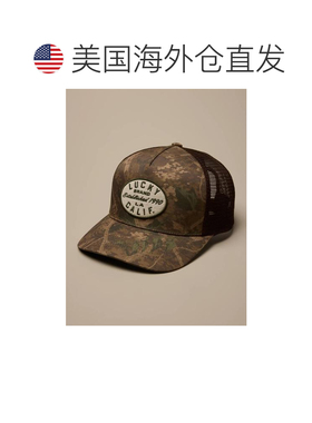 自营lucky brand幸运品牌迷彩卡车司机幸运-绿色 美国奥莱直发