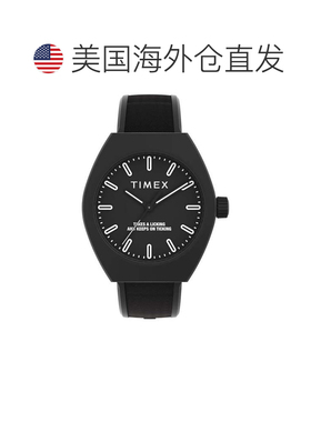 自营Timex Men's Eco-ceramic Black Round 40mm - black 美国奥