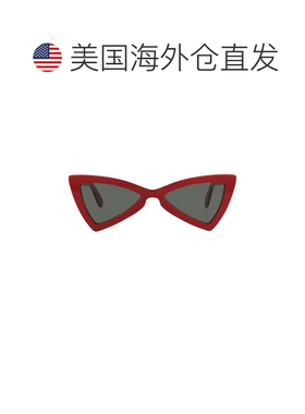 自营saint laurentCat Eye-Frame回收醋酸纤维太阳眼镜-红色红色
