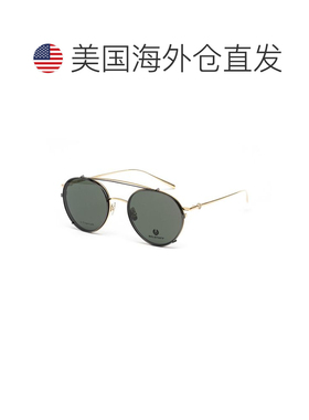 自营Belstaff Titanium Men's Sunglasses - gold 美国奥莱直发