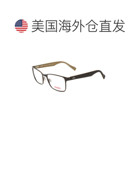 自营Hugo Boss Men's 53 mm Brown Opticals - matte brown beige