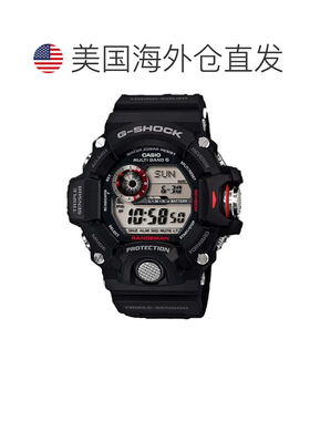 自营Casio Men's Rangeman Black Round 54mm - black 美国奥莱直
