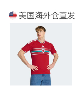自营Men's adidas Wales 26 Home Jersey - better scarlet 美国