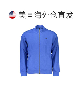 自营La Martina Cotton Men Men's Sweatshirt - blue 美国奥莱直