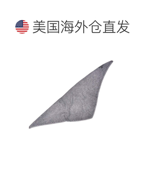自营sofiacashmere Links Stitch羊绒头巾-灰色 美国奥莱直发配饰