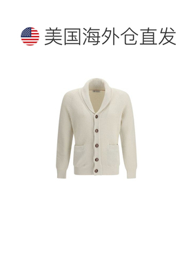 自营Brunello Cucinelli Cotton Men's Cardigan - beige 美国奥