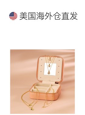 自营 sterling forever珠宝盒和分层项链套装-金色 美国奥莱直发