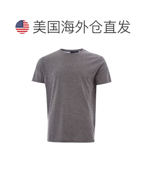 自营Lardini Wool Men's T-Shirt - gray 美国奥莱直发