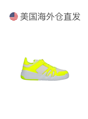 自营Giuseppe Zanotti Calfskin Athletic Men's Sneakers - whit