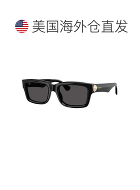 自营burberryBE4443 300187黑色/深灰色-黑色 美国奥莱直发