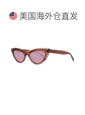 自营Emilio Pucci Plastic Women's Sunglasses - brown 美国奥莱