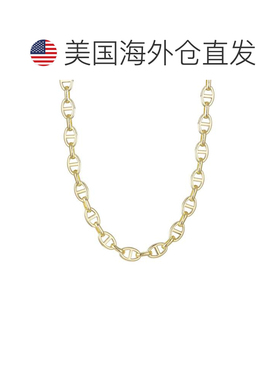 自营adorniaGold Plated Mariner Link Chain Necklace - gold 美
