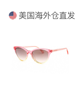 自营kate spadeADELINE/G/S 0GVZ HA闪亮的粉红色到黄色渐变/粉红
