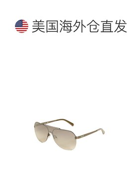 guess无框盾形太阳镜 - 银色配黄色 【美国奥莱】直发