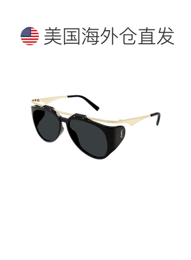 自营saint laurentSLM137 AMELIA 001 Gold/Black/Black - gold/b