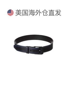 自营diesel柴油标志蓝星皮带-黑色 美国奥莱直发