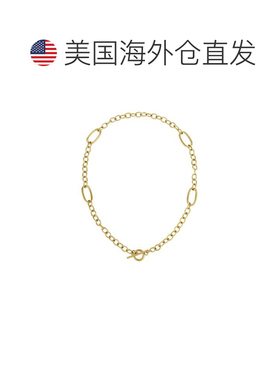 自营adorniaTarnish Resistant 18k Gold Plated Mixed Link Togg