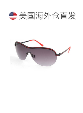 自营Guess女式55毫米红色太阳镜-红色 美国奥莱直发